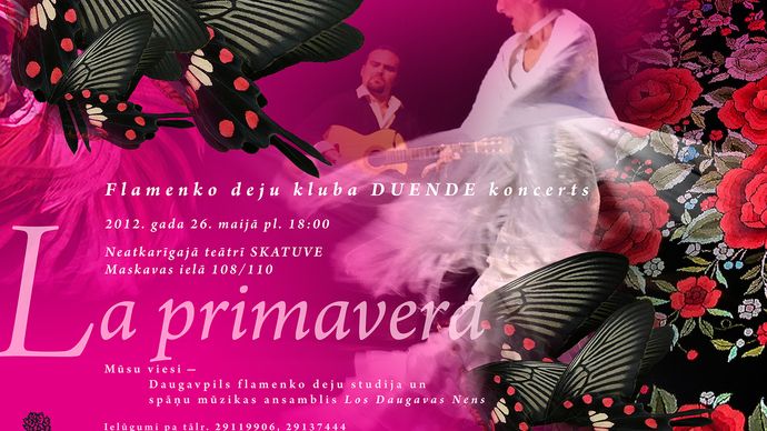 FLAMENKO DEJU KONCERTS LA PRIMAVERA